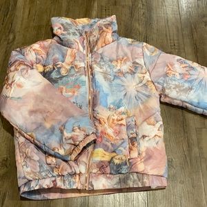 Angel baby puffer jacket